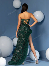 High Low Skirt Sweetheart Neckline Beaded Prom Homecomning Dress